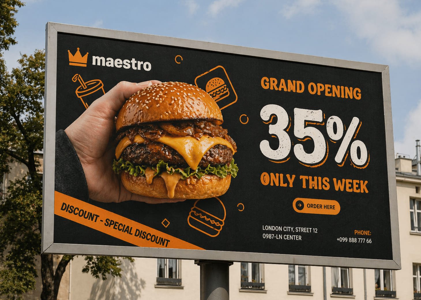 Maestro brand identity detail screen